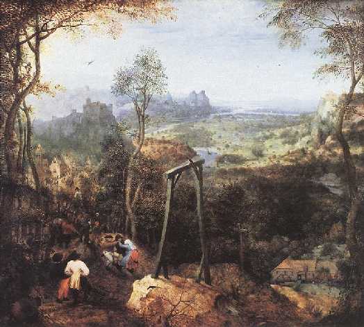 Die Elster auf dem Galgen von Pieter Brueghel